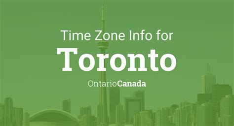 toronto time zone